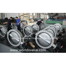 CF3m Double Flanged Butterfly Valve (D41X-10/16)